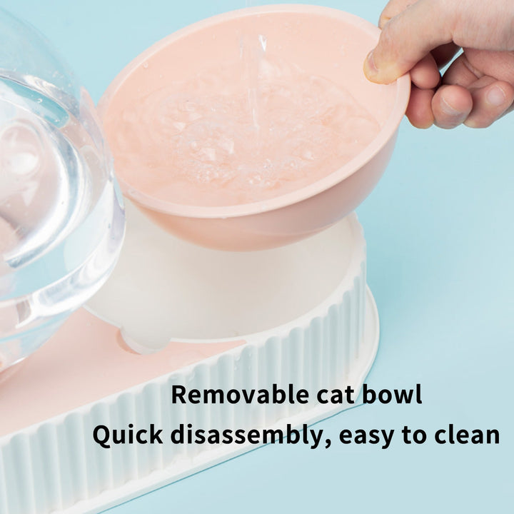 The Ultimate Convenience for Pet Owners: Automatic Plastic Pet Feeding And Water Dispenser Bowl