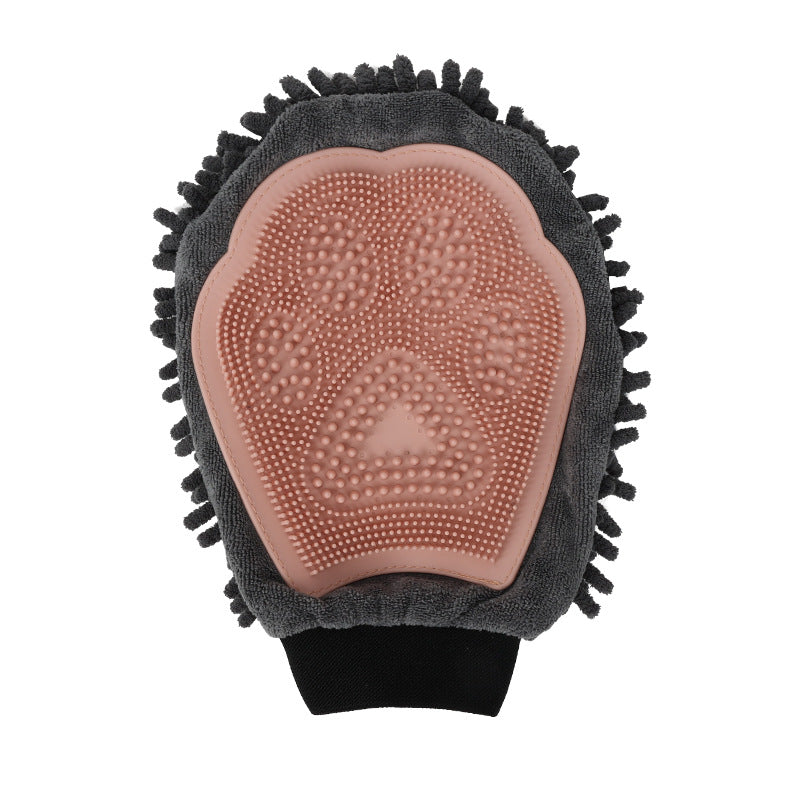 Pet Bathing Brush 2 In 1 Grooming Massage Cleaning Glove