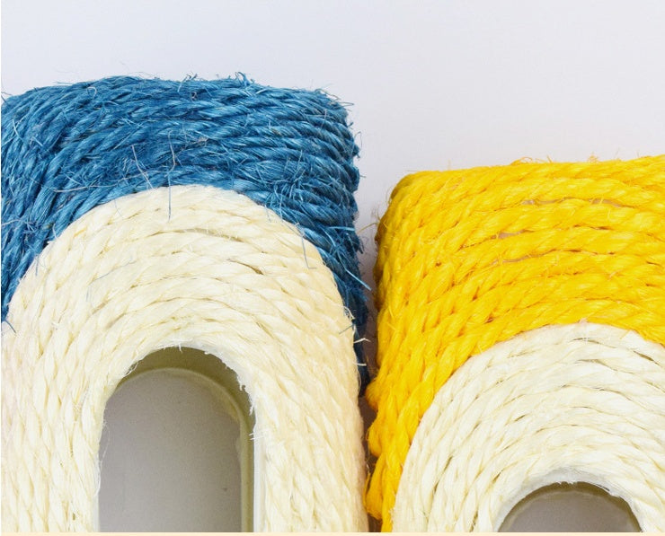 Long Sisal Drum Three Piece Pet Scratching Toy