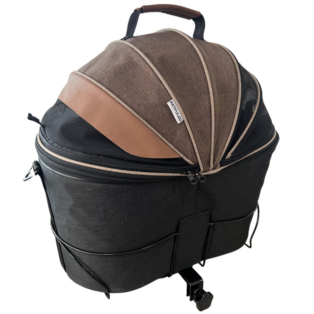 Pet Carrier Foldable Canvas Rear Seat Bag