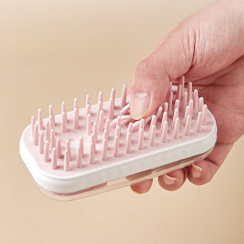 Pet Bath Brush Silicone Massage Foam Cleaning Tool