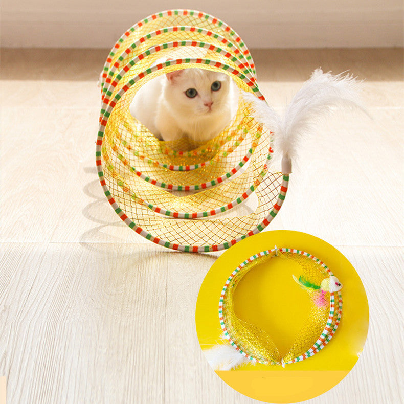 Foldable Storage Pet Tunnel Interactive Toy