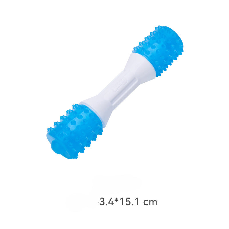 Puppy Teething Chew Pet Toy Dental Care Rubber Ball Promotes Oral Health