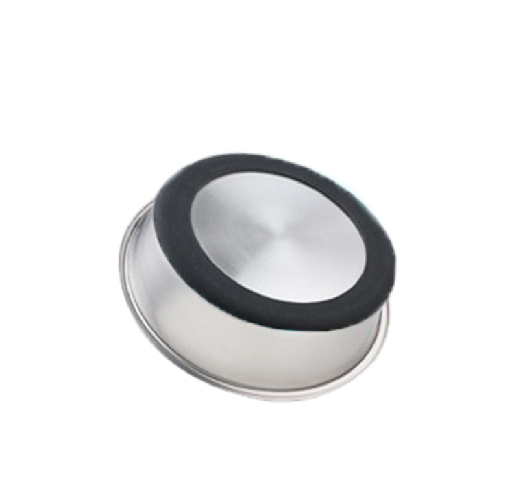 Silicone Stainless Steel Pet Feeding Drinking Bowl