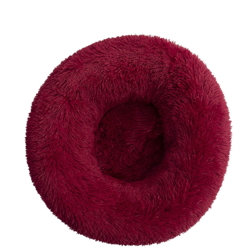 Round Cotton Warm Winter Pet Sleeping Bed