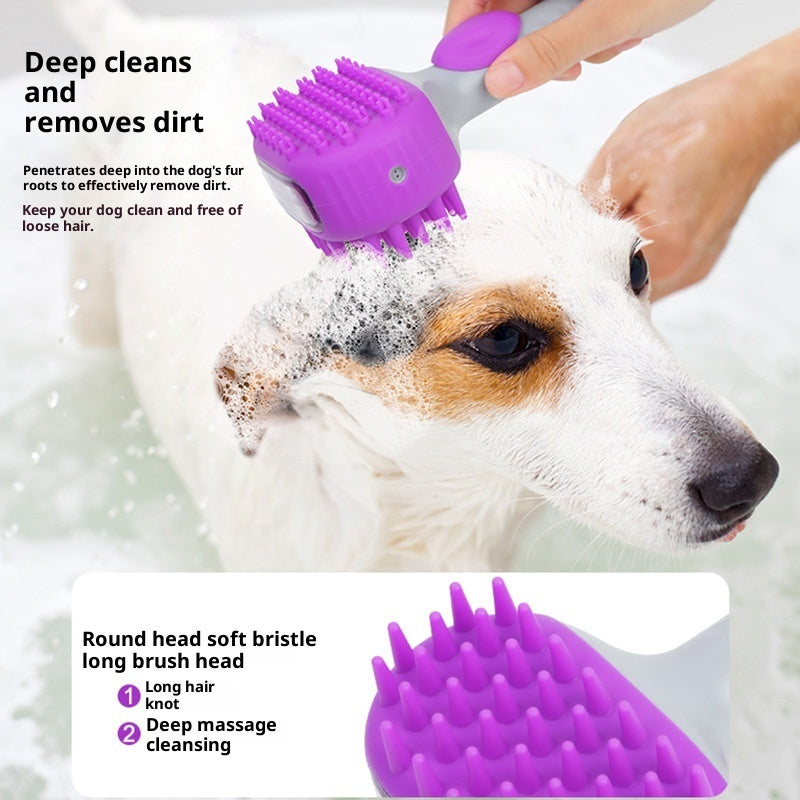 Pet Bath Brush Floating Hair Cleaning Shower Tool