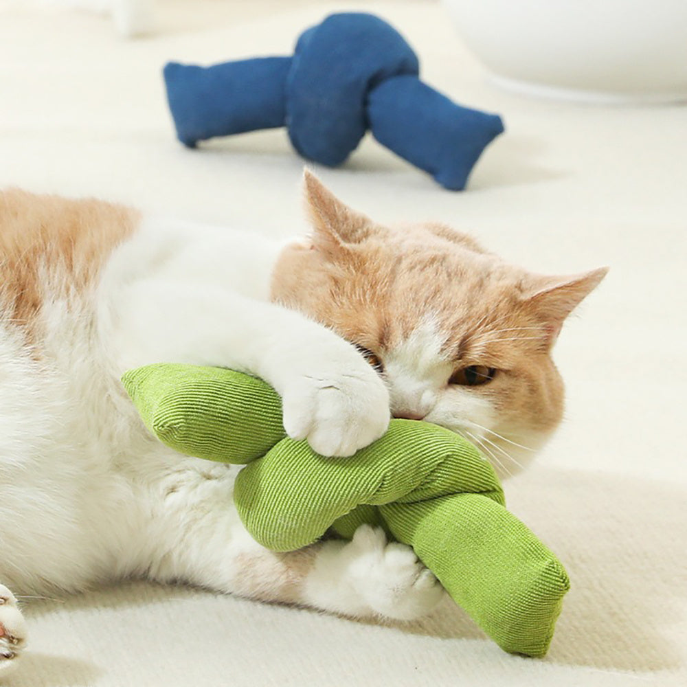 Natural Cotton Knot Rope Tug Chew Interactive Pet Toy