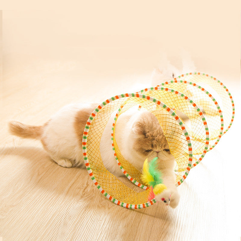 Foldable Storage Pet Tunnel Interactive Toy