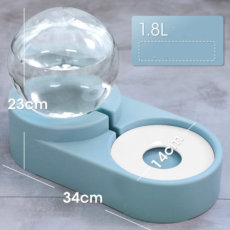 Automatic Bubble Fountain Pet Feeding Water Dispenser Bowl