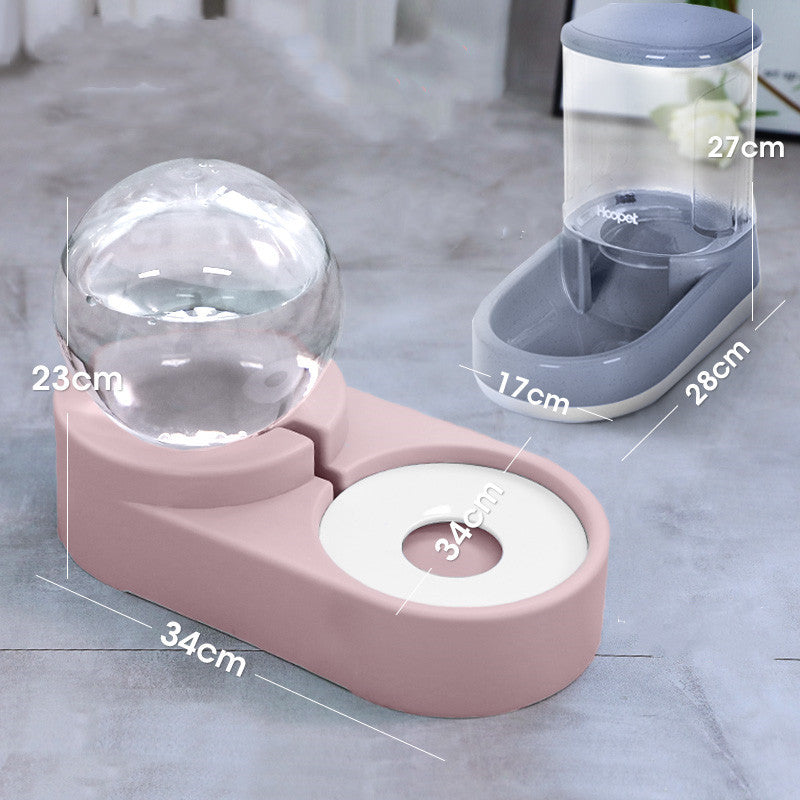 Automatic Bubble Fountain Pet Feeding Water Dispenser Bowl
