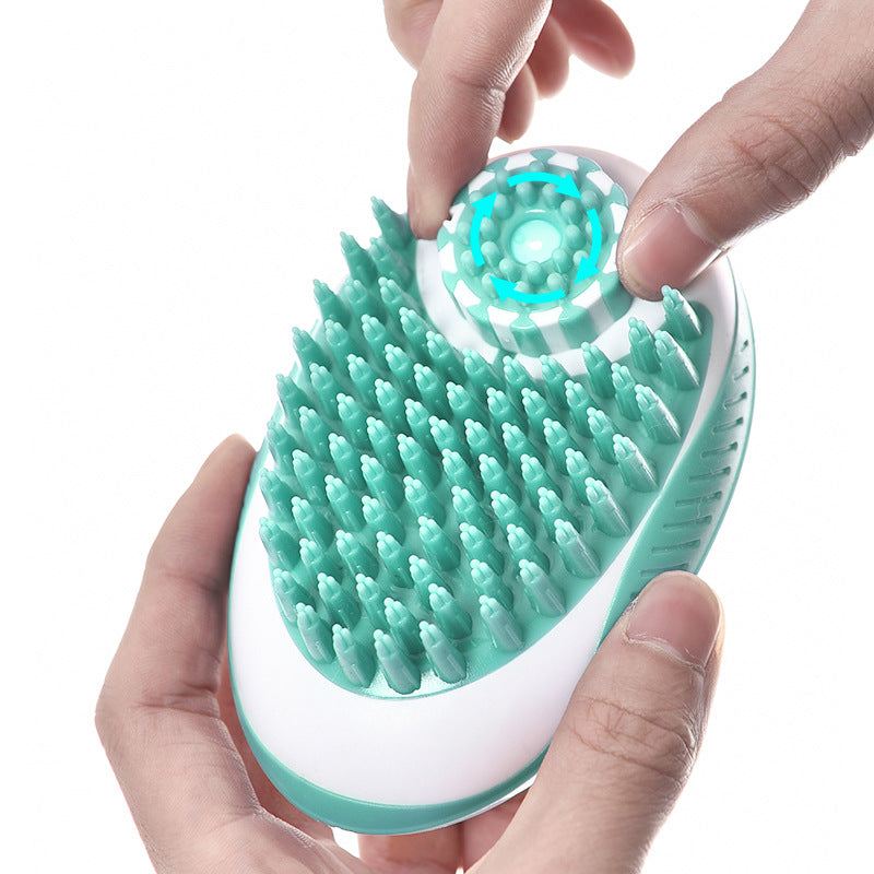 Pet Bath Brush Massage Hair Removal Grooming Beauty Tool