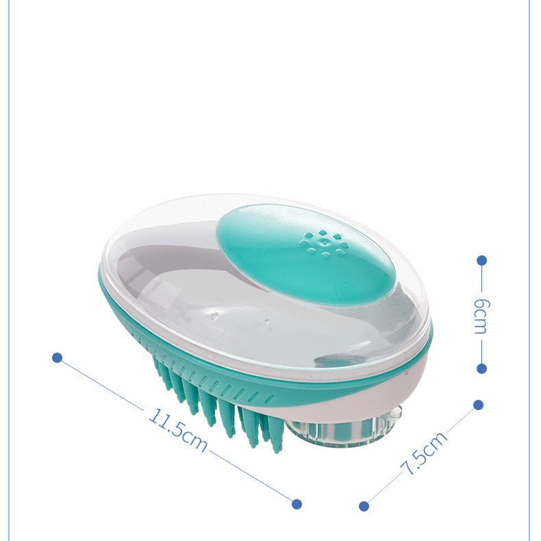 Pet Bath Brush Massage Hair Removal Grooming Beauty Tool