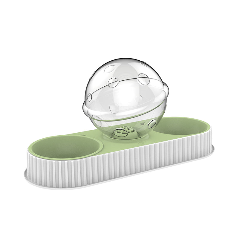 Automatic Plastic Pet Feeding And Water Dispenser Bowl