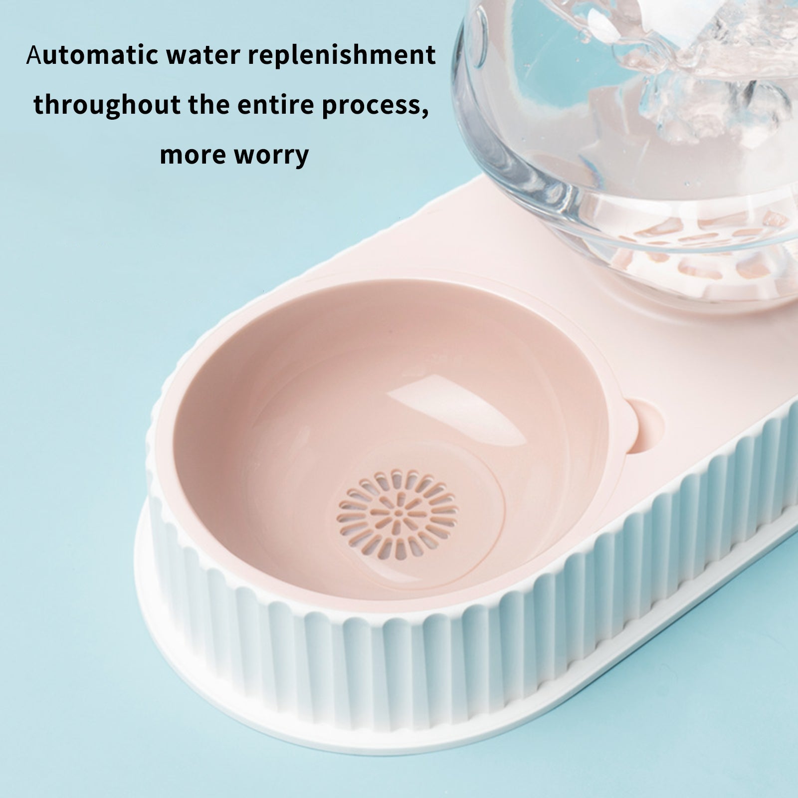 Automatic Plastic Pet Feeding And Water Dispenser Bowl