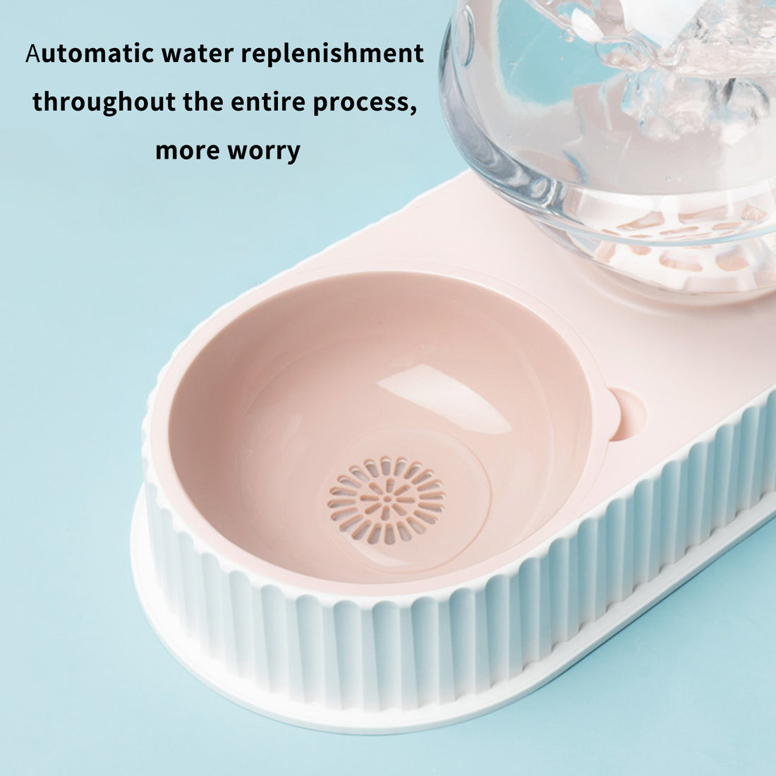 Automatic Plastic Pet Feeding And Water Dispenser Bowl