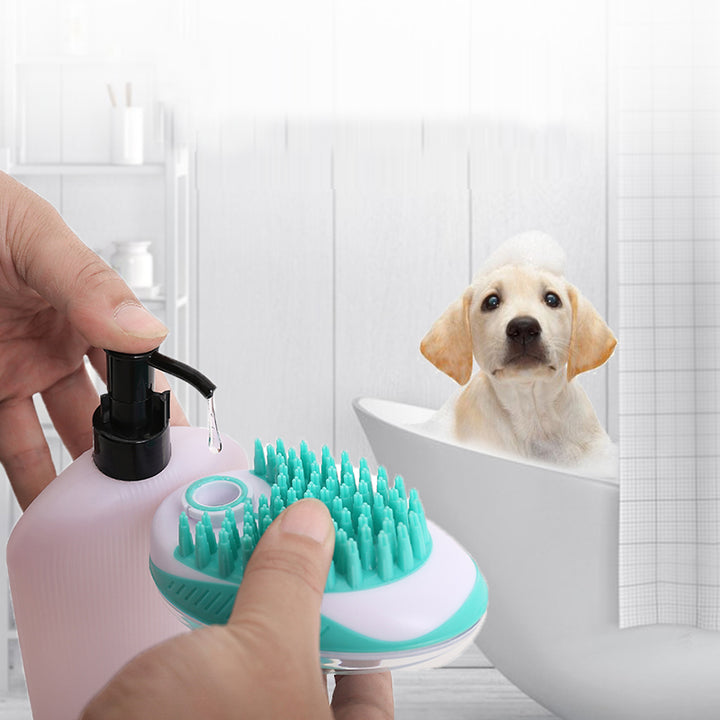 Pet Bath Brush Massage Hair Removal Grooming Beauty Tool
