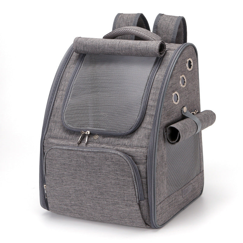 Pet Carrier Foldable Breathable Backpack Travel Bag