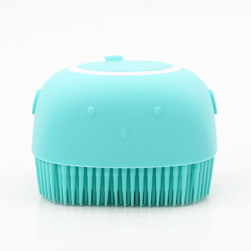 Pet Silicone Bath Brush Massage Grooming Tool