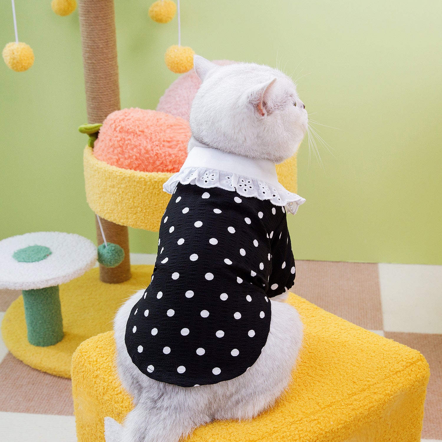 Blue Printed Pet T-Shirt