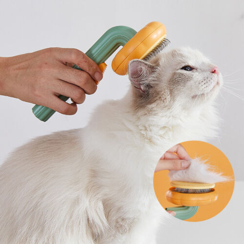 Pet Grooming Slicker Brush Self Cleaning Hair Removal Tool