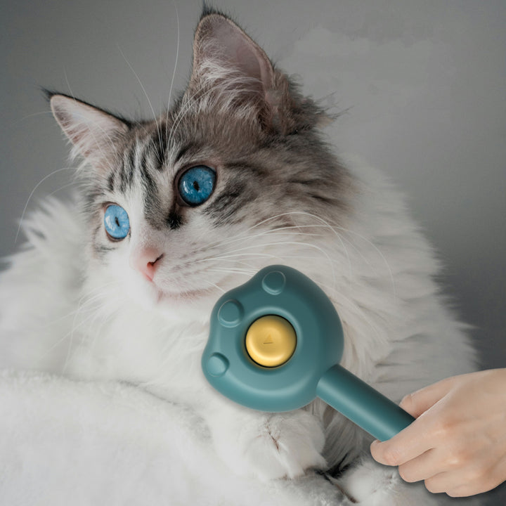 Pet Grooming Comb Self Cleaning Hair Removal Brush Too
