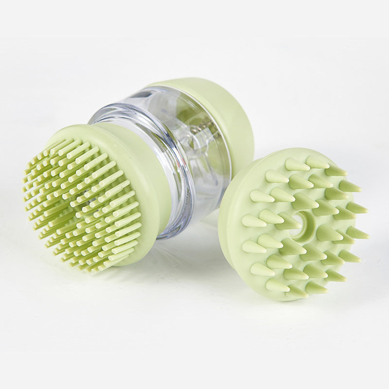 Pet Bath Brush Silicone Massage Cleaning Beauty Tool