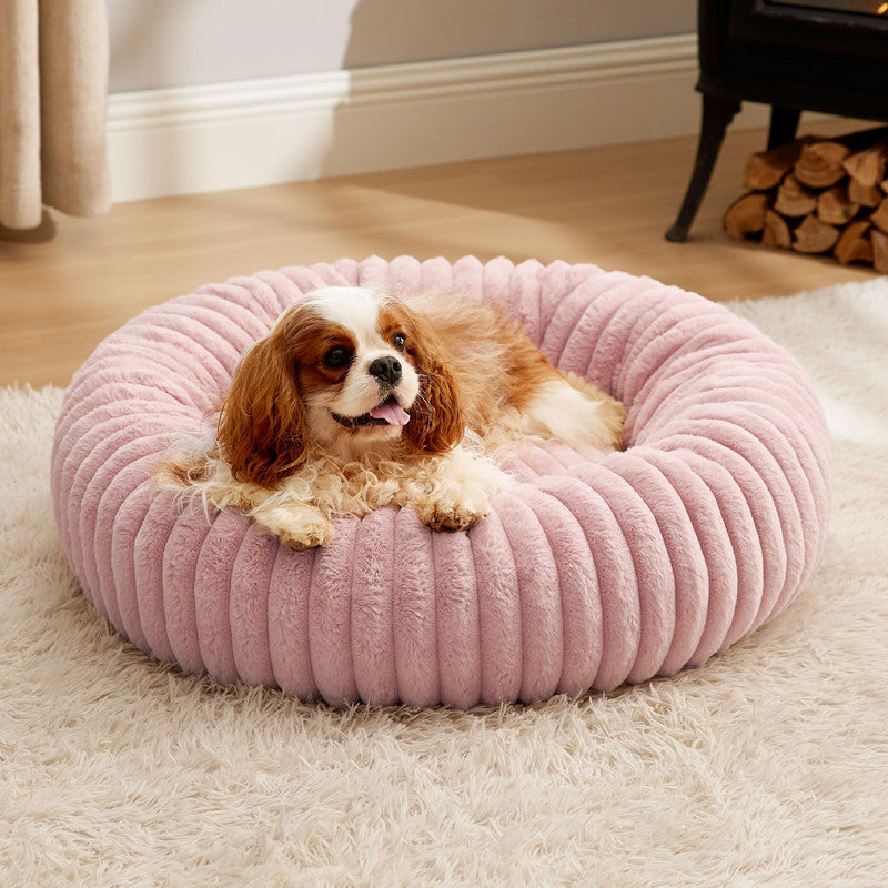 High Grammage Plush Round Warm Pet Bed Mat
