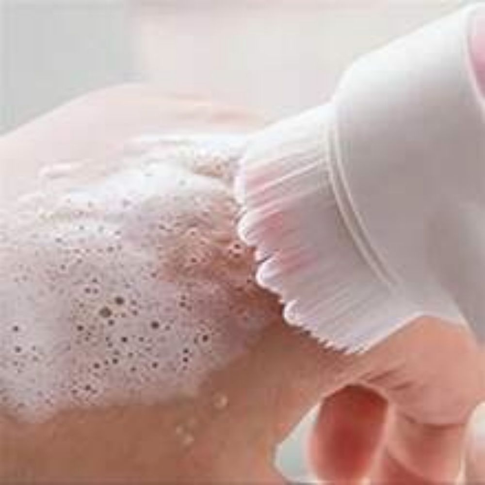 Pet Grooming Brush Nylon Paw Cleaning Massage Tool