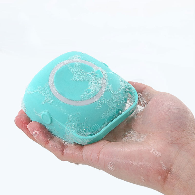 Pet Silicone Bath Brush Massage Grooming Tool