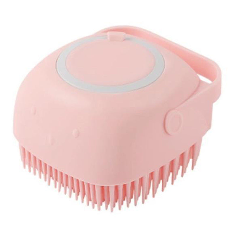 Pet Silicone Bath Brush Massage Grooming Tool