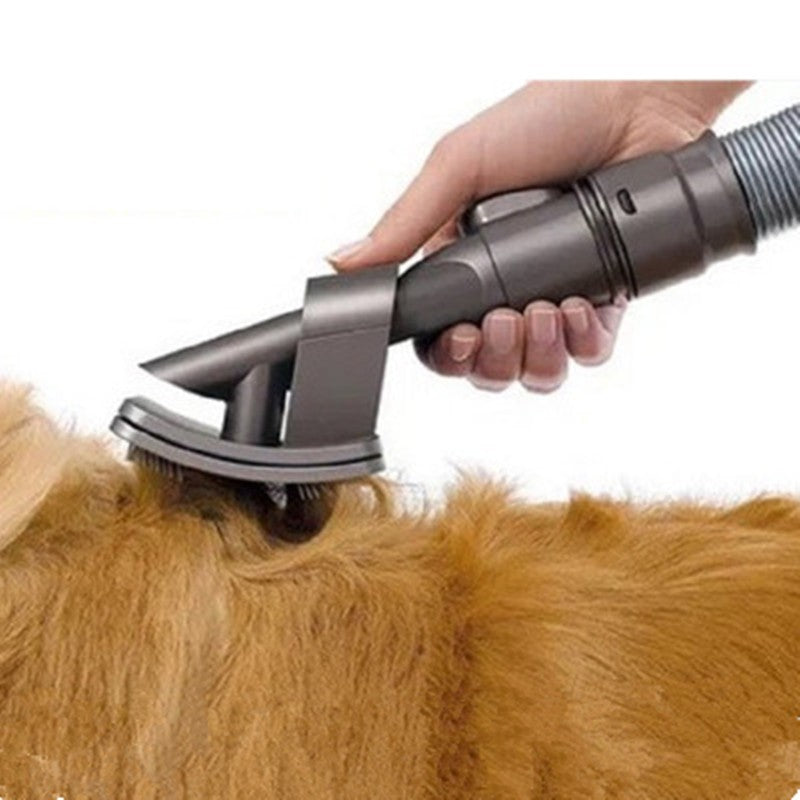 Pet Grooming Brush Vacuum Attachment Hair Removal Tool