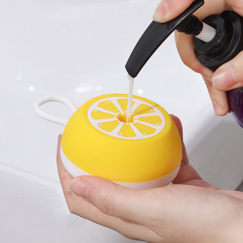Pet Bath Brush 2 In 1 Silicone Massage Grooming Tool