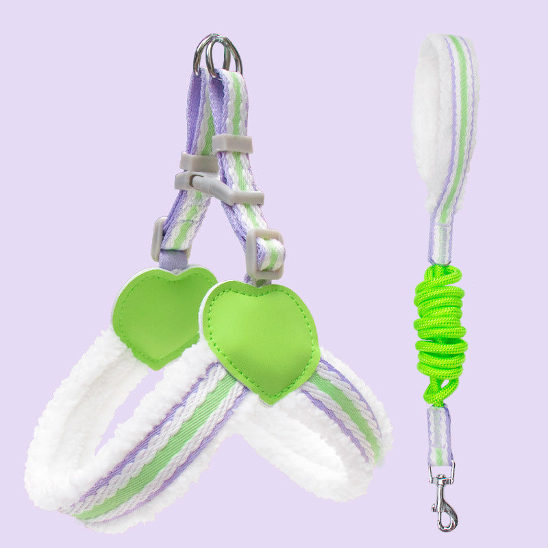 Breathable Summer Vest Style Pet Harness Leash