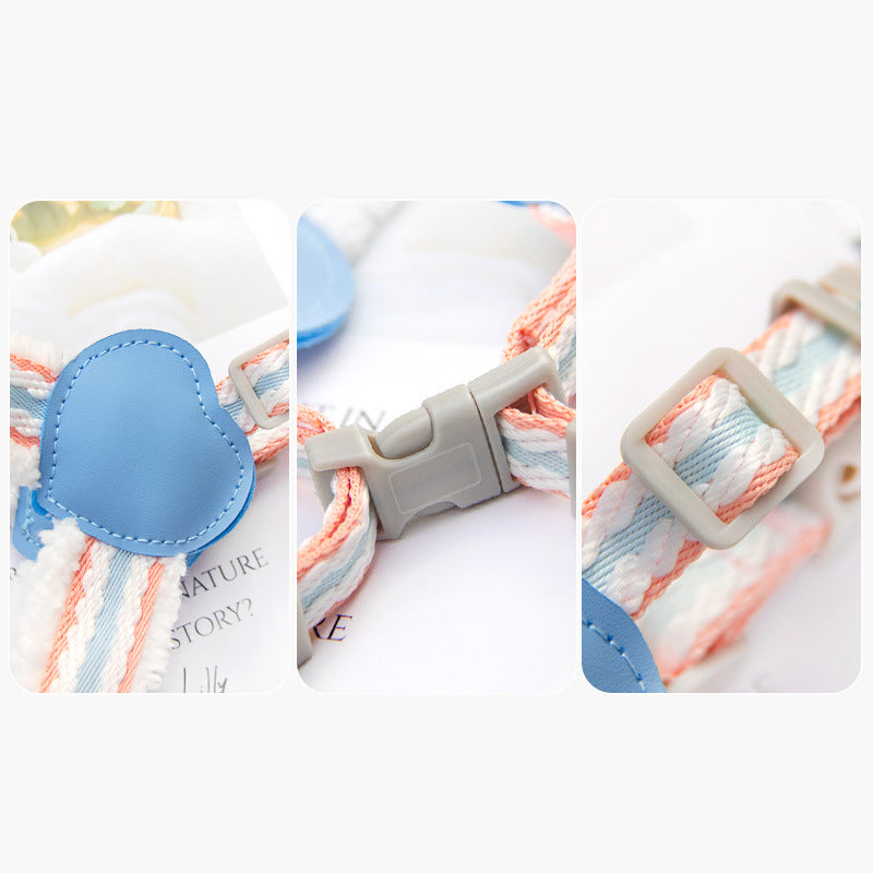 Breathable Summer Vest Style Pet Harness Leash