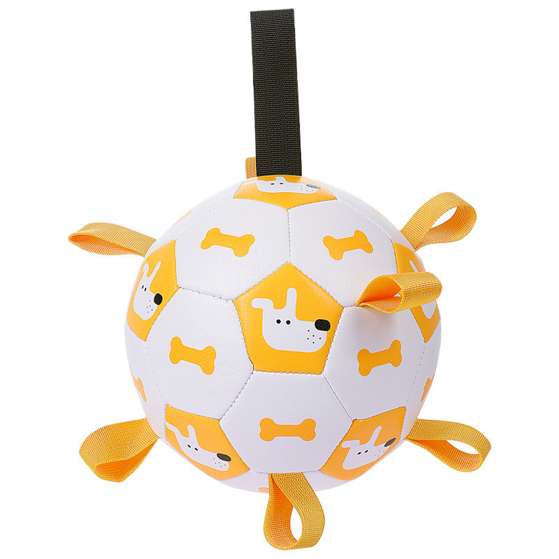 Interactive Football Training Bite Chew Teething Pet Ball Toy