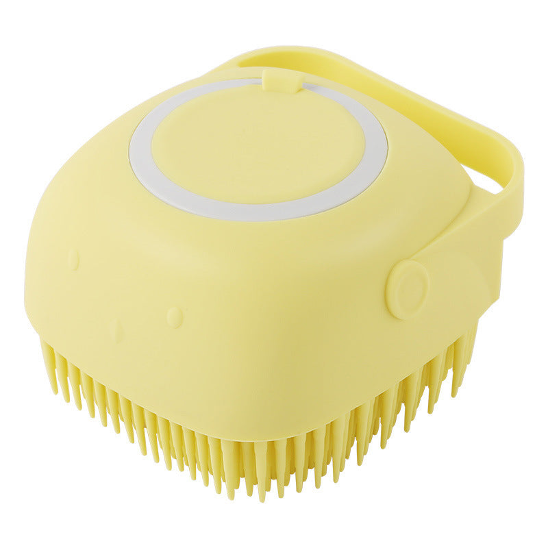 Pet Silicone Bath Brush Massage Grooming Tool