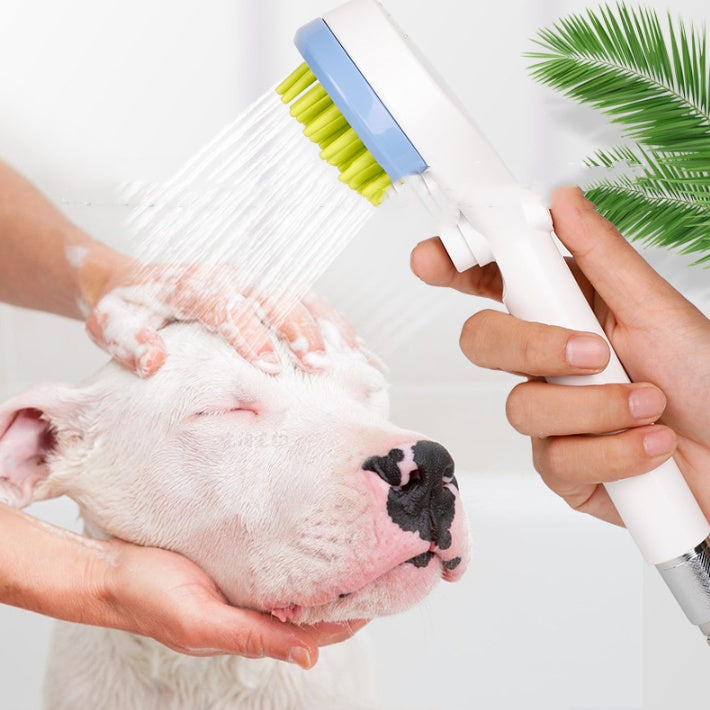 Pet Bath Brush Massage Comb Shower Cleaning Tool
