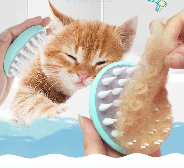 Pet Bath Brush Massage Grooming Cleaning Tool