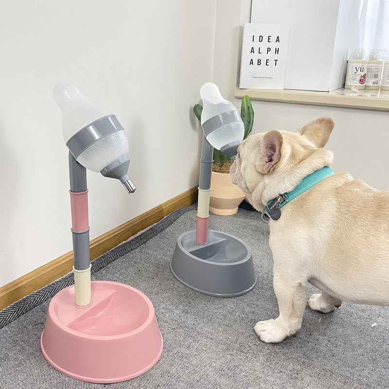 Automatic Adjustable Height Pet Water Dispenser Fountain Bowl