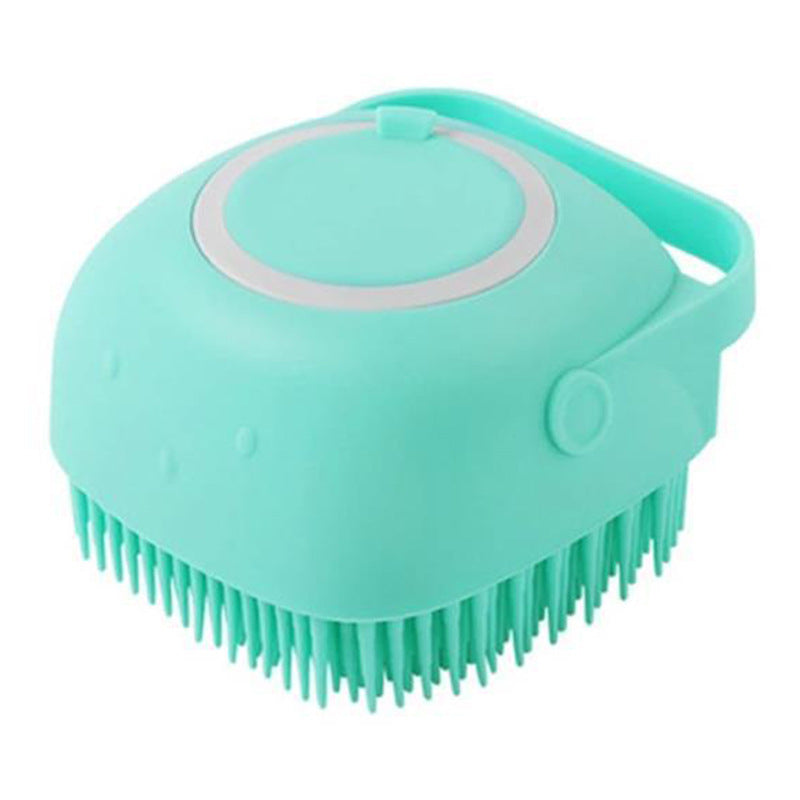 Pet Silicone Bath Brush Massage Grooming Tool