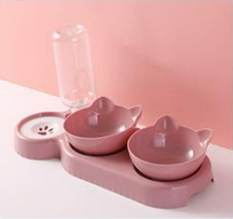 Anti-Tumble Automatic Pet Feeding Water Fountain Bowl