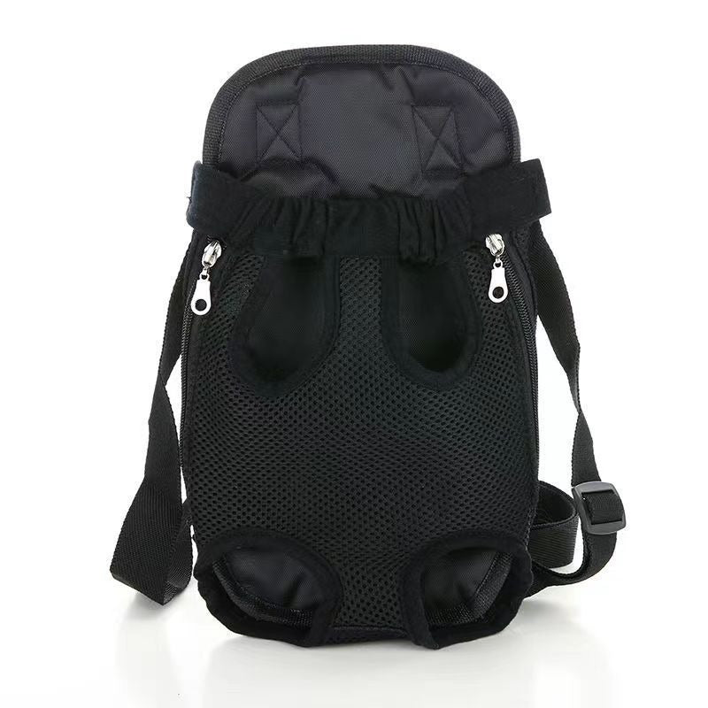 Pet Carrier Backpack Breathable Adjustable Front Travel Bag