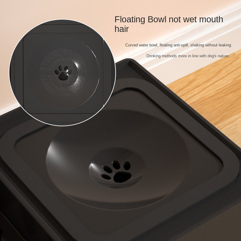 Adjustable Stainless Double Bowl Pet Feeding Stand