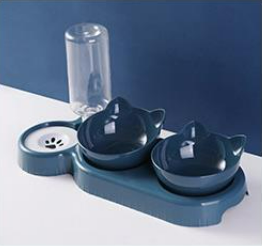 Anti-Tumble Automatic Pet Feeding Water Fountain Bowl