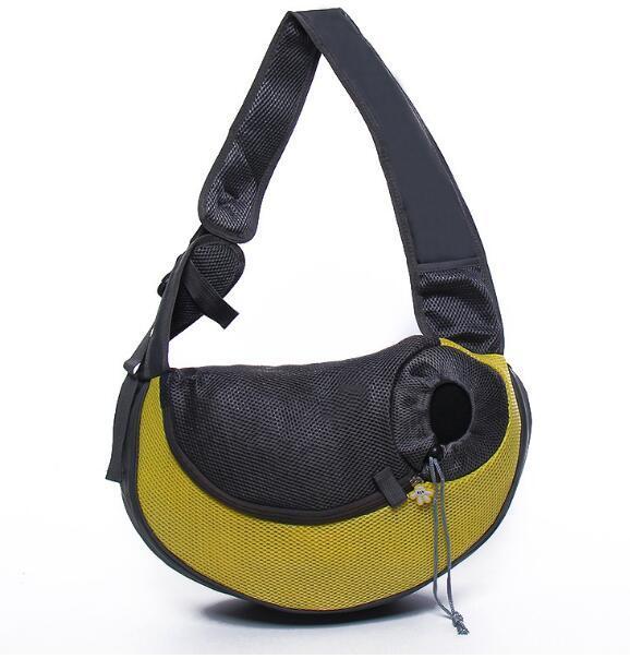 Pet Carrier Mesh Oxford Travel Shoulder Sling Bag Tote