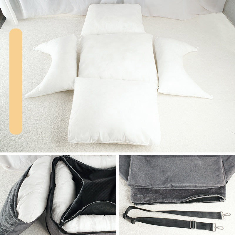Pet Car Seat Carrier Detachable Washable Portable Travel Bed
