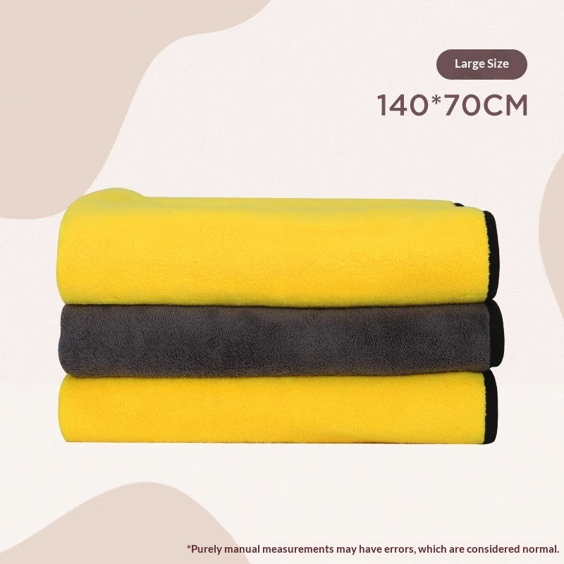 Pet Quick Dry Absorbent Bath Towel Large Breed Grooming Tool