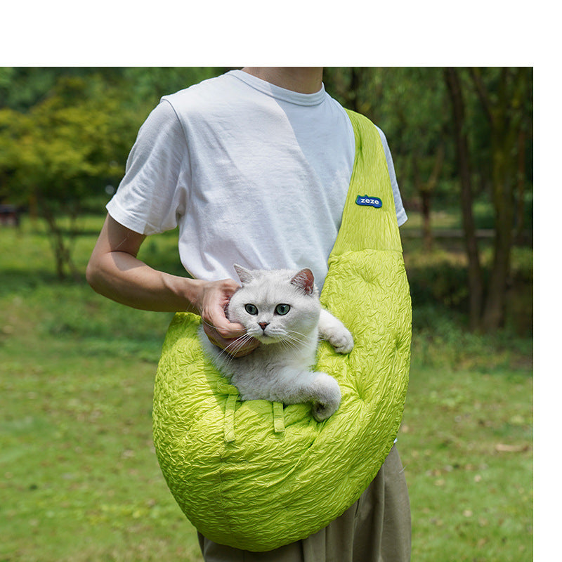 Pet Carrier Shoulder Diagonal Portable Warm Travel Bag