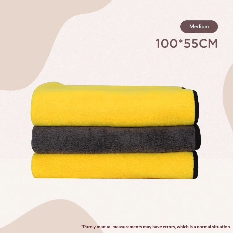 Pet Quick Dry Absorbent Bath Towel Large Breed Grooming Tool