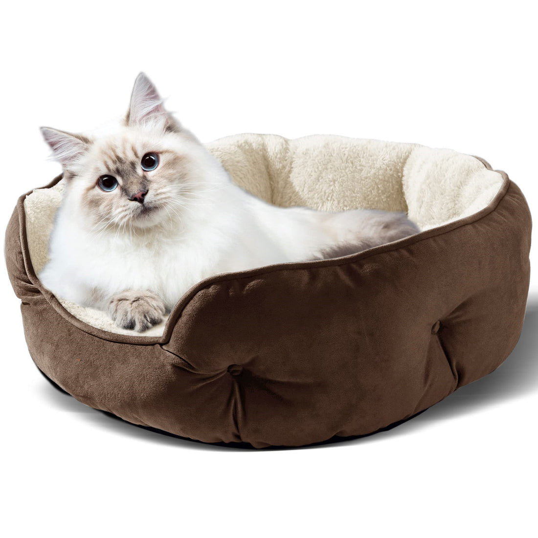 Round Cozy Pet House Bed